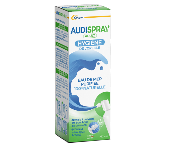 Audispray adultes hygiène de l'oreille - spray auriculaire 50 ml - image 1