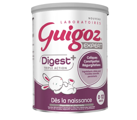 Lait en poudre digest + triple action 0-12 mois Guigoz - boîte de 780g