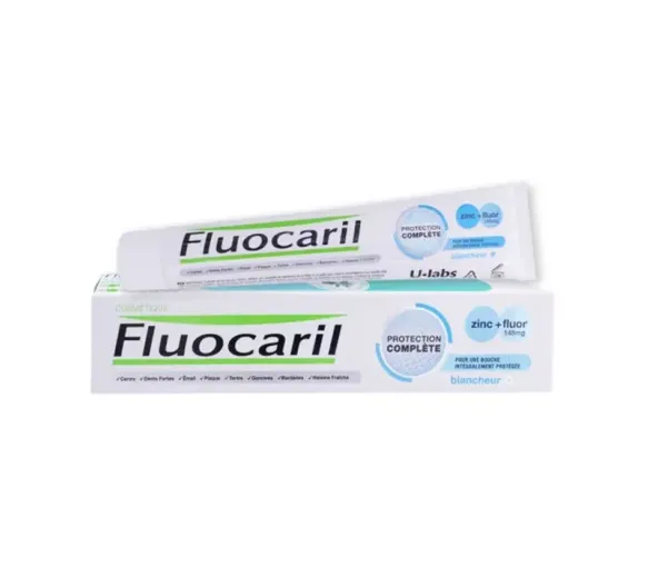 Dentifrice blancheur protection complète Fluocaril - tube de 75ml