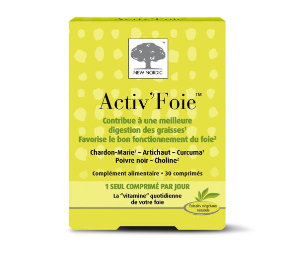 Activ'foie New Nordic - boîte de 30 comprimés