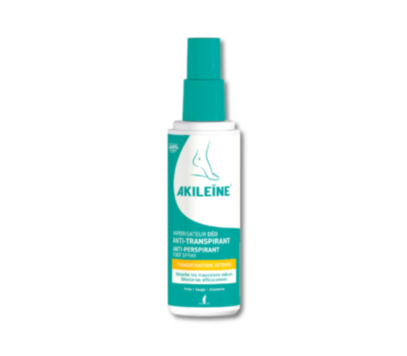 Vaporisateur-déo anti-transpirant Akileïne - spray de 100ml - image 1