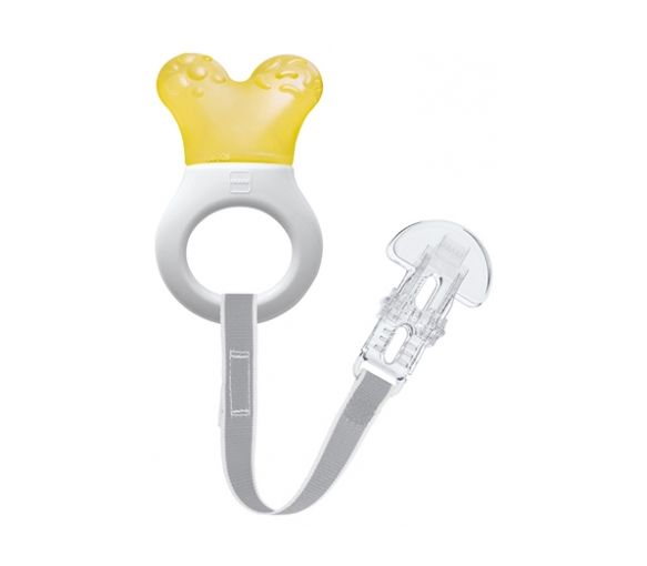 Anneau de dentition réfrigérant avec attache 2 mois et + MAM -  un anneau de dentition - image 1