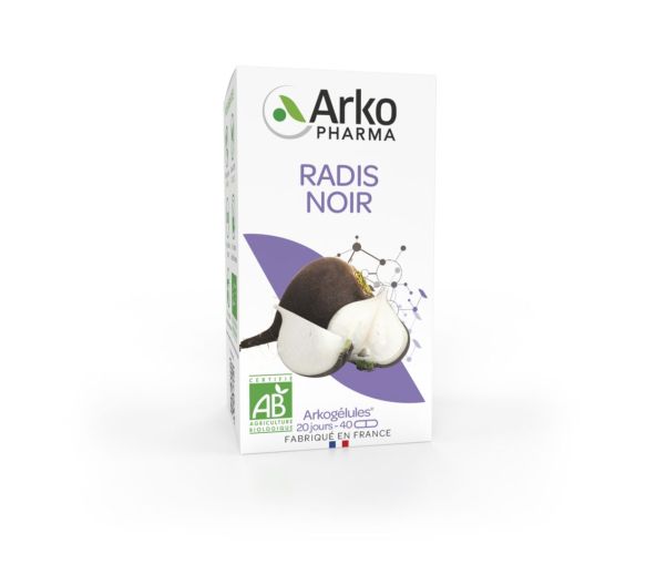 Arkogélules Radis noir Bio Arkopharma - boîte de 40 gélules - image 1