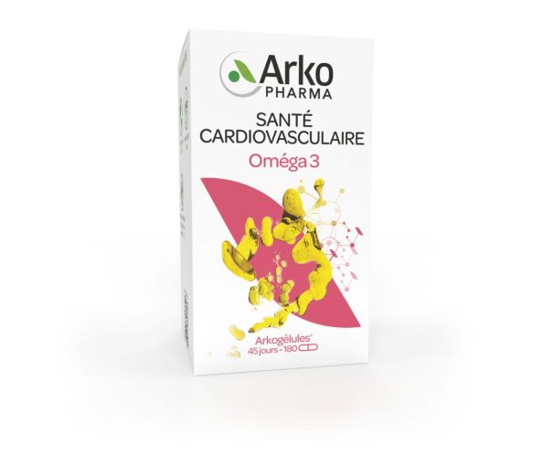 Arkogélules oméga 3 Arkopharma - boîte de 180 gélules - image 1