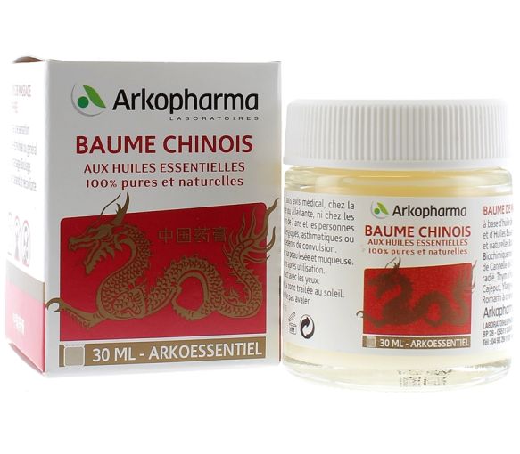 Arko essentiel baume chinois aux huiles essentielles Arkopharma - pot de 30 ml