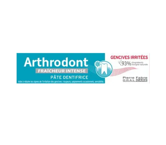 Arthrodont pâte dentifrice fraîcheur intense gencives irritées Pierre Fabre - tube de 75ml