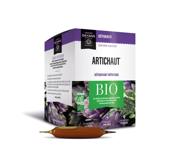 Artichaut Bio détoxifiant hépatique Dayang - boîte de 20 ampoules