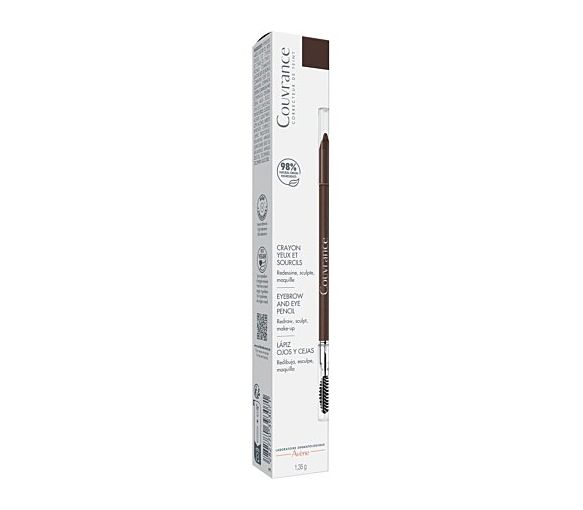 Crouvance 2en1 crayon yeux et sourcils brun Avène - crayon de 1,35g - image 1