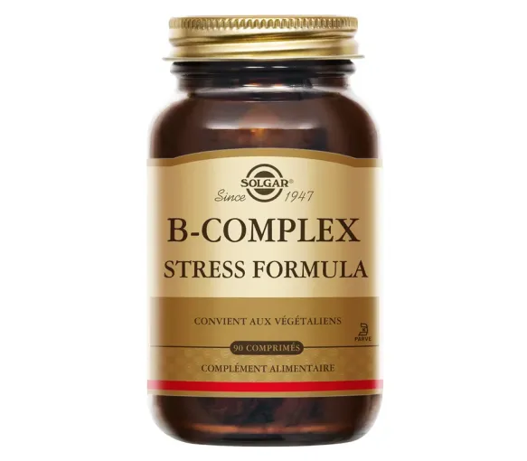 B-complex stress formula Solgar - pot de 90 comprimés - image 1