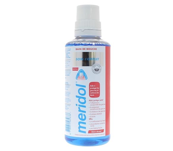 Bain de bouche Soin complet Meridol - flacon de 400ml - image 1