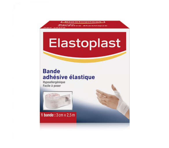 Bande adhésive élastique sport Elastoplast - bande de 3 cm x 2,5 cm