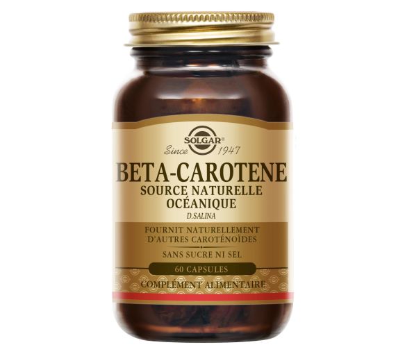 Bêta-carotène Solgar - pot de 60 gélules - image 1