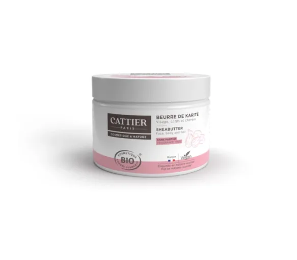 Beurre de Karité 100% Bio Cattier - pot 100 g - image 1