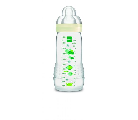 Biberon Easy Active 2ème âge 6 mois et + Mam - 1 biberon de 330 ml