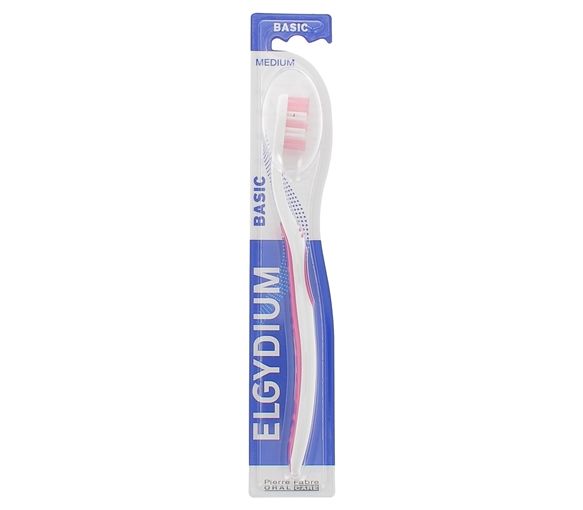 Brosse à dents Basic médium Elgydium - une brosse à dents