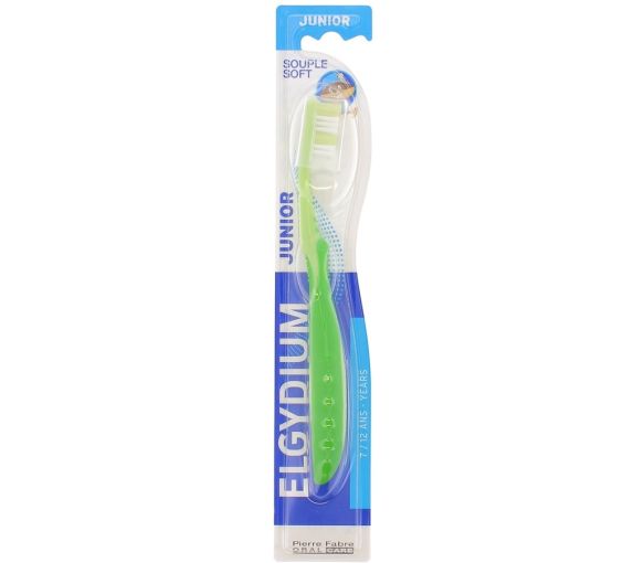 Brosse à dents Souple Junior 7/12 ans Elgydium - 1 brosse à dents