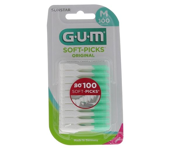 Brossettes interdentaires regular soft-picks original Gum - 100 brossettes