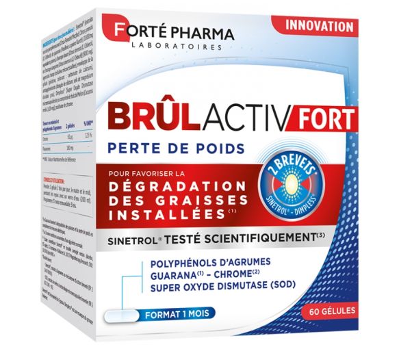 BrûlActiv Fort Perte de poids Forte Pharma - boite de 60 gélules