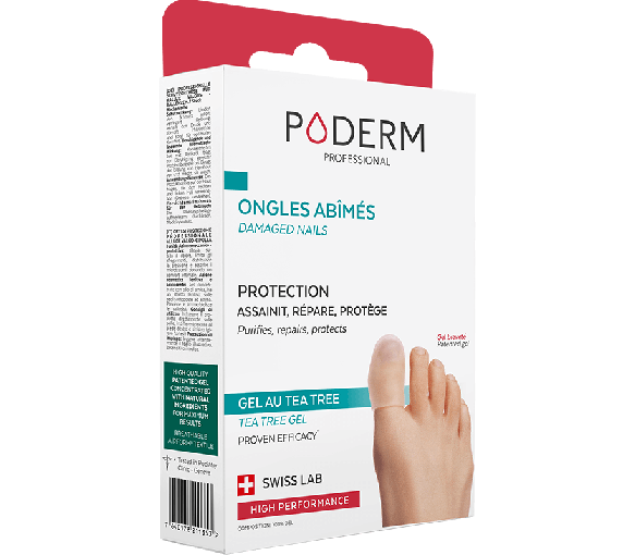 Capuchon orteil ongle abîmé gel au tea tree Poderm - une unité - image 1