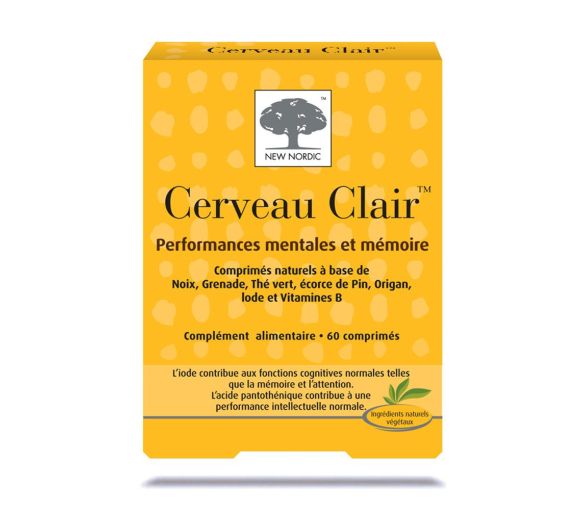 Cerveau clair New Nordic - boîte de 60 comprimés