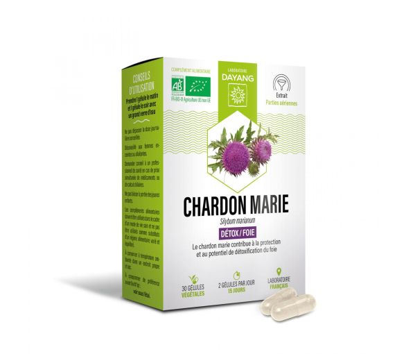 Charbon marie bio Dayang - boite de 30 gélules - image 1