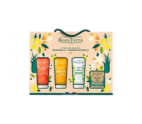 Coffret cadeau Beauterra - pochette de 4 produits
