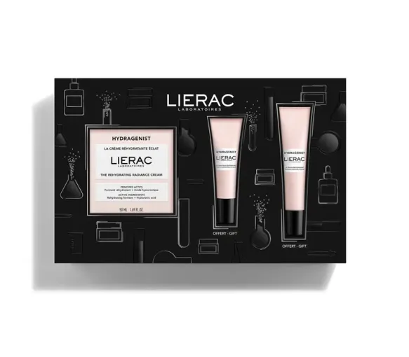 Coffret Hydragenist crème réhydratante éclat Lierac - coffret de 3 produits - image 1