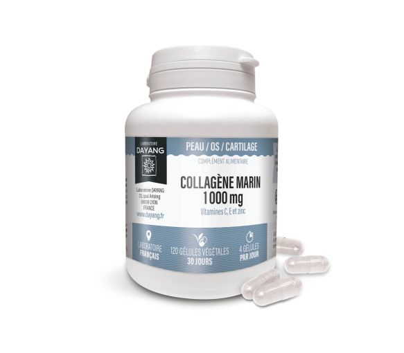 Collagène marin 1000 mg Dayang - pot de 120 gélules - image 1
