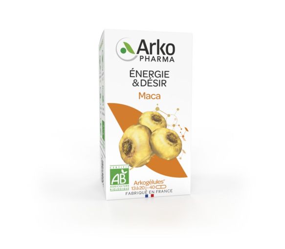 Arkogélules Maca bio Arkopharma - boite de 40 gélules - image 1