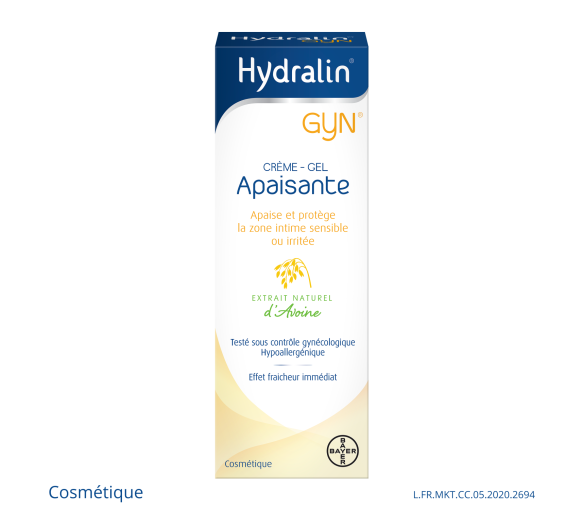 Hydralin Gyn Crème Gel Apaisante 15g apaise et protège la zone intime - image 1