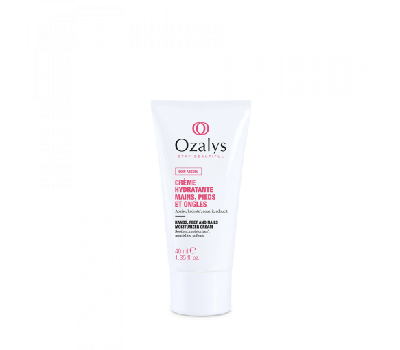 Crème hydratante mains, pieds et ongles Ozalys - tube de 40ml