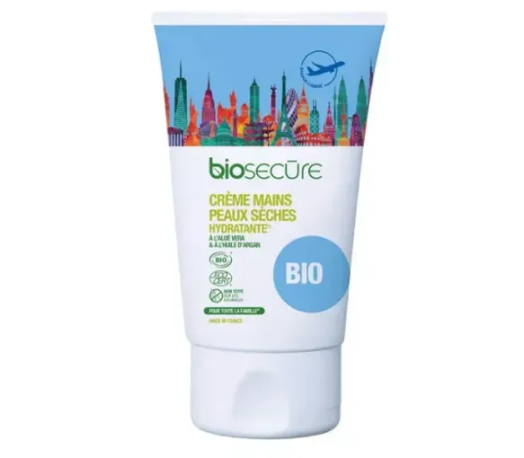 Crème mains peaux sèches hydratante Bio Secure - tube de 50 ml