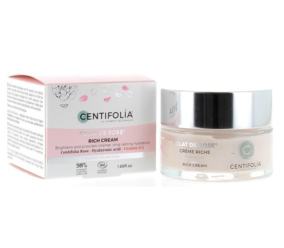 Crème riche Eclat de Rose Centifolia - pot de 50 ml