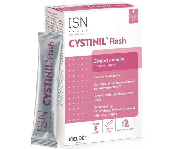 Cystinil flash confort urinaire Ineldea - boite de 10 sticks