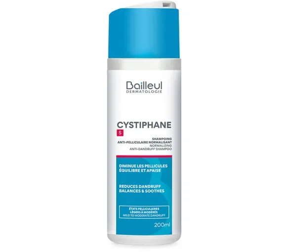 Cystiphane shampooing anti-pelliculaire normalisant S Bailleul-Biorga - flacon de 200ml