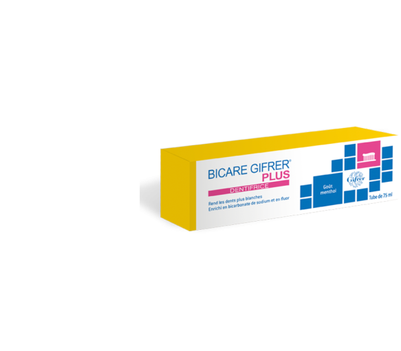 Dentifrice bicare plus Gifrer - tube de 75 ml