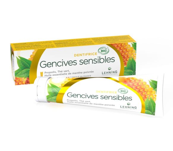 Dentifrice bio gencives sensibles Lehning - tube de 80g - image 1