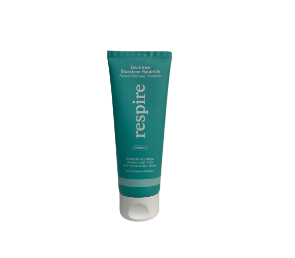 Dentifrice blancheur naturelle Respire - tube de 75ml