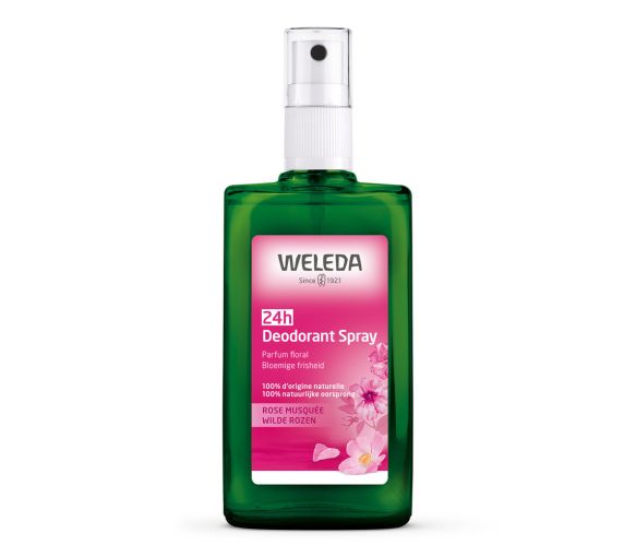 Déodorant à la rose musquée bio Weleda - spray de 100ml - image 1