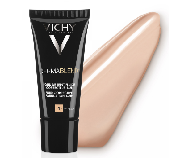Dermablend Fond de teint fuilde correcteur 16h Vanilla 20 Vichy - tube de 30 ml - image 1