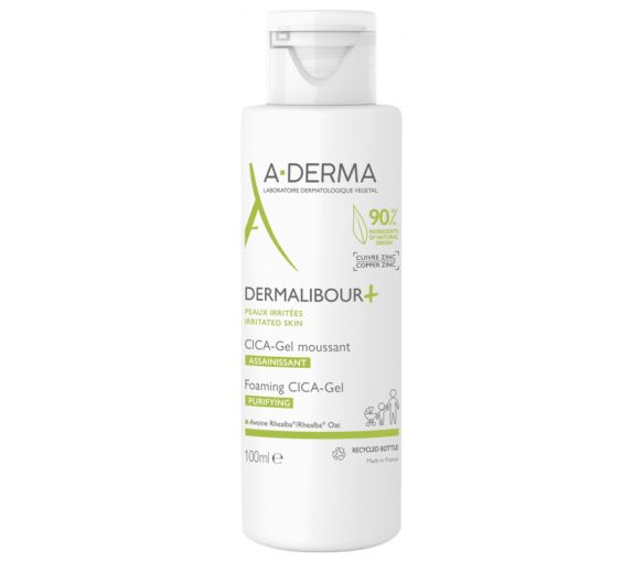 Dermalibour+ CICA - Gel moussant A-Derma - flacon de 100 ml - image 1