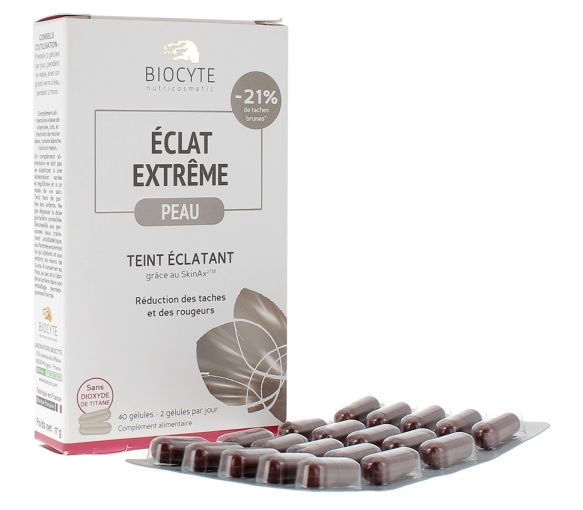 Eclat extrême Peau Biocyte - boîte de 40 gélules
