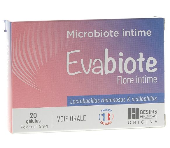 Evabiote flore intime Besins Healthcare - boite de 20 gélules - image 1