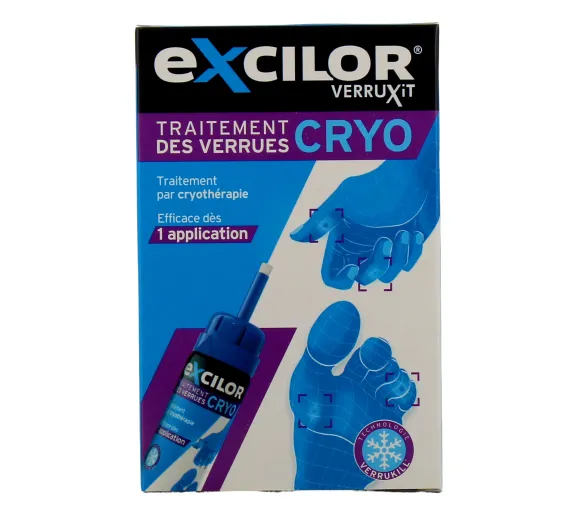 Excilor Verruxit verrues traitement cryothérapie – aérosol 50 ml