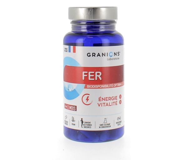 Fer Granions - boîte de 60 gélules