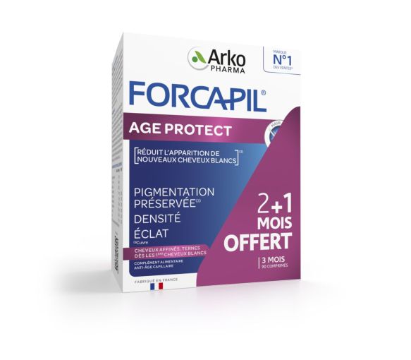 Forcapil Age Protect Arkopharma - boîte de 90 comprimés - image 1