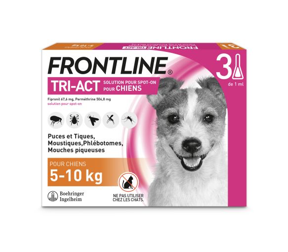 Frontline Tri-Act chiens 5-10 kg - image 1