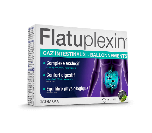 Flatuplexin 3C Pharma - boîte de 16 sachets