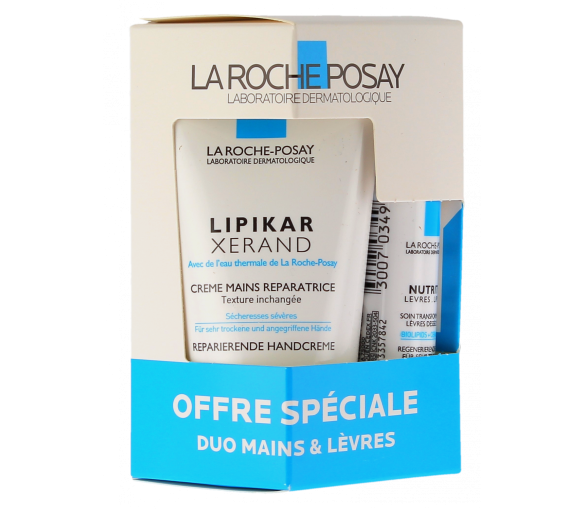Lipikar Xerand crème mains + nutritic lèvres La Roche-Posay - lot de 2 produits - image 1