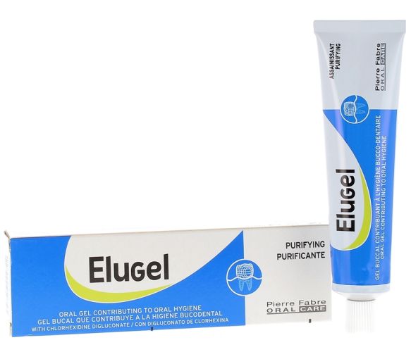 Gel buccal réduit la plaque dentaire Elugel - tube de 40 ml